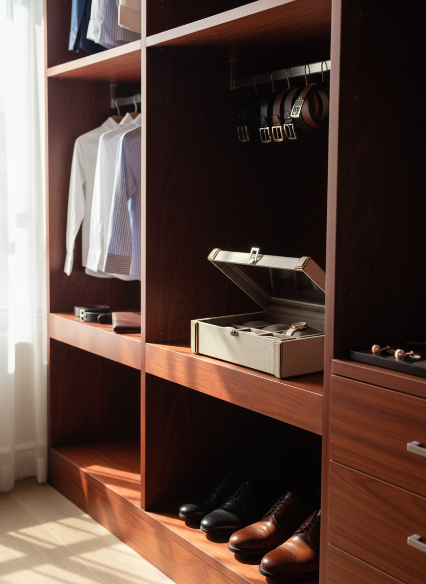 Naples Taupe Watch Box - 8 Slots