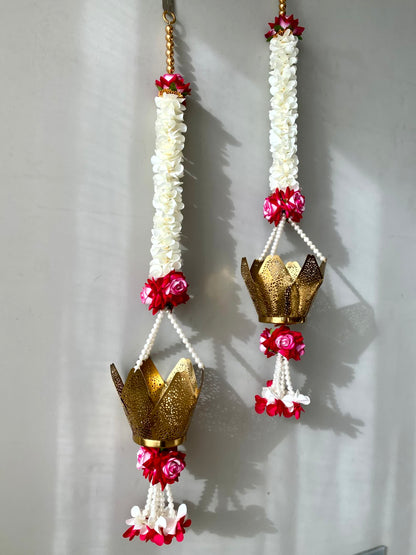 Festive Soraya Bloom Latkan - Set of 2