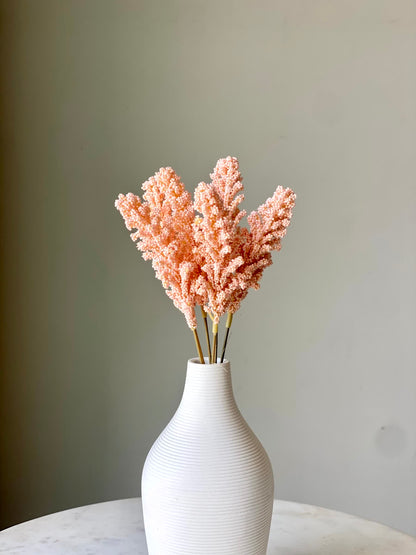 Artificial Wheat Ear Bunch  -  Pink