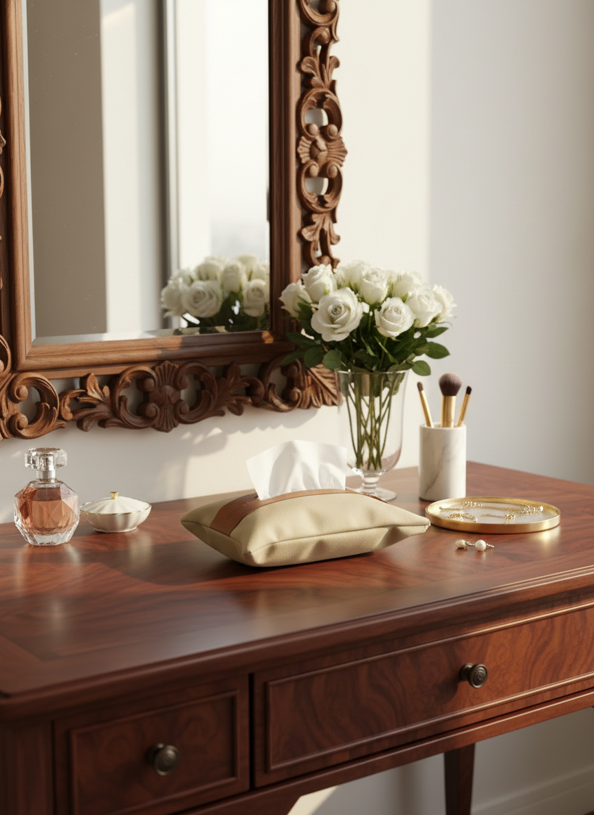 Naples Taupe Tissue Cover