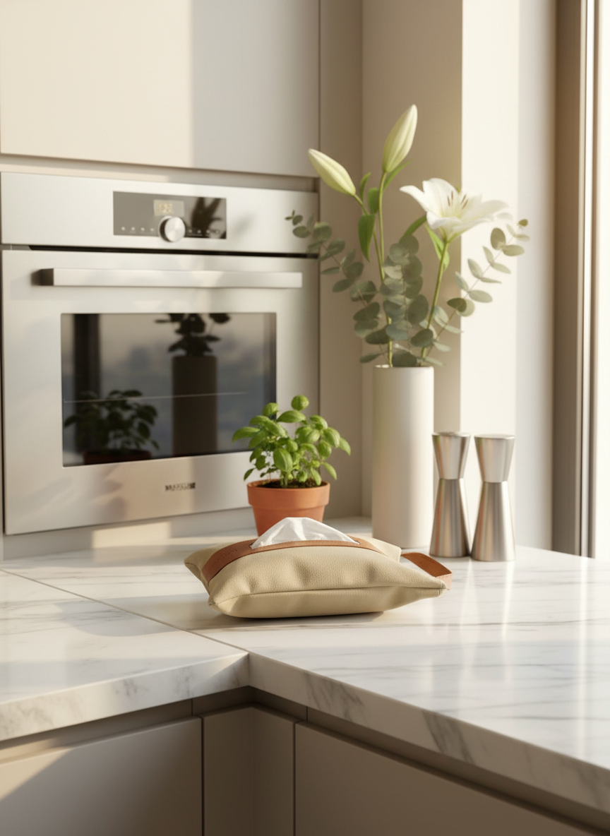 Naples Taupe Tissue Cover