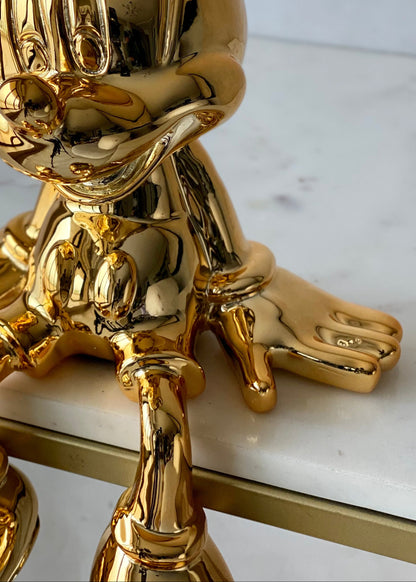 Obsidian Micky Mouse -Small (Gold)