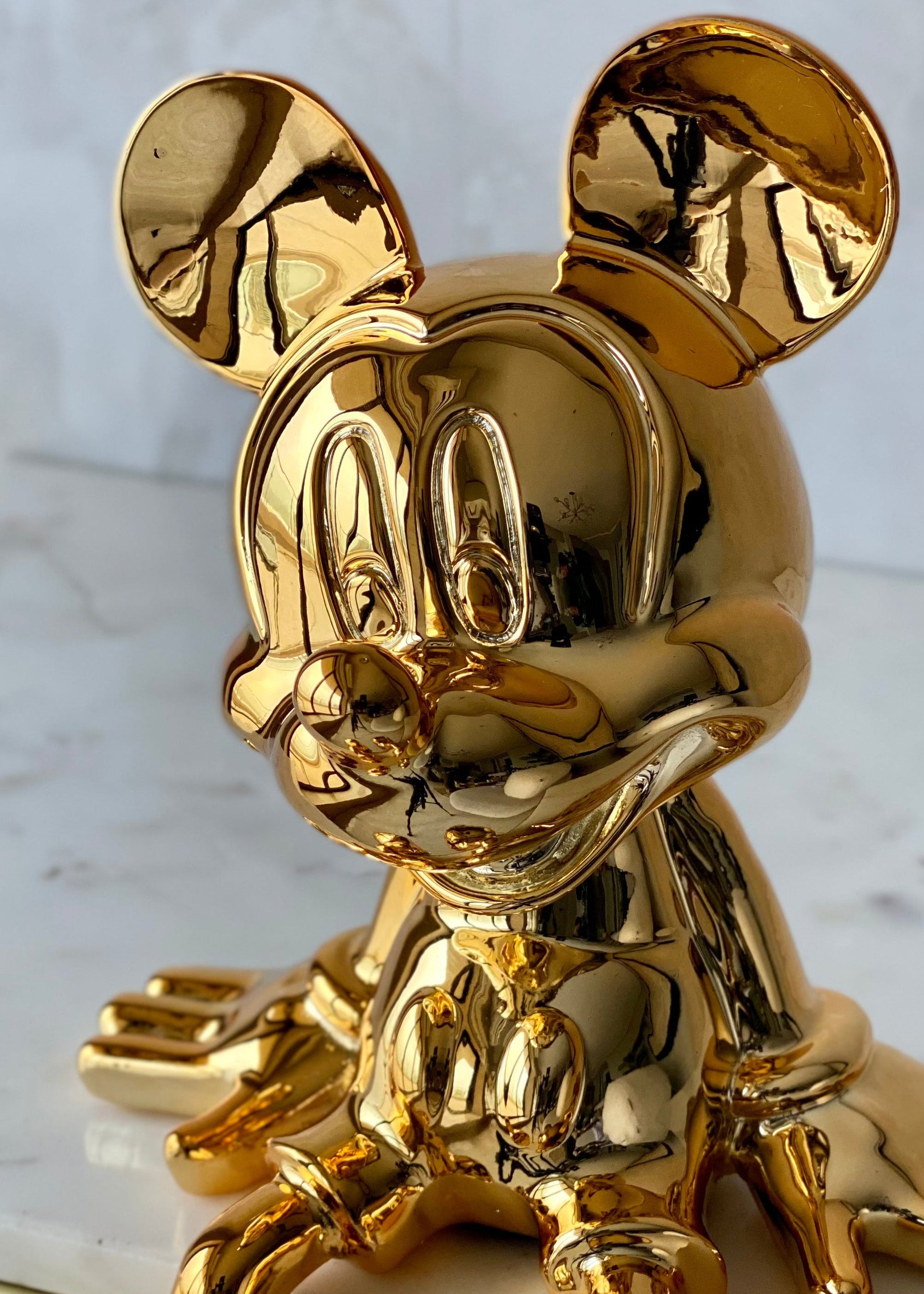 Obsidian Micky Mouse -Small (Gold)