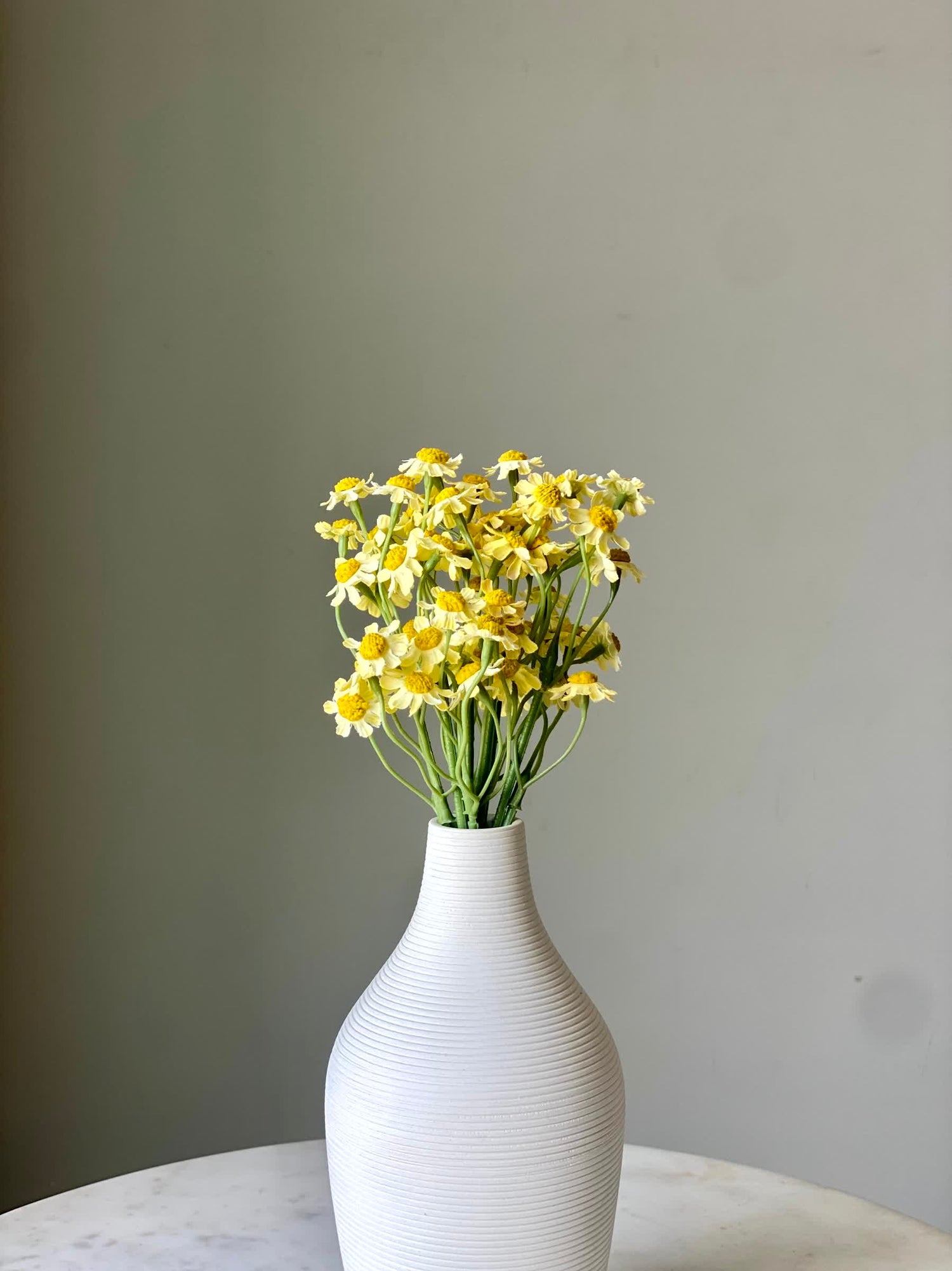 Artificial Spring Blossom Bunch - Yellow