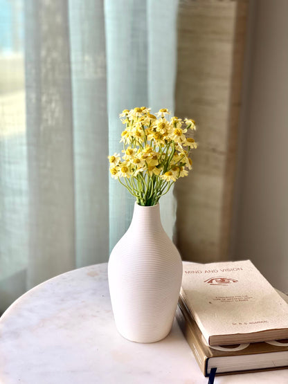 Artificial Spring Blossom Bunch - Yellow