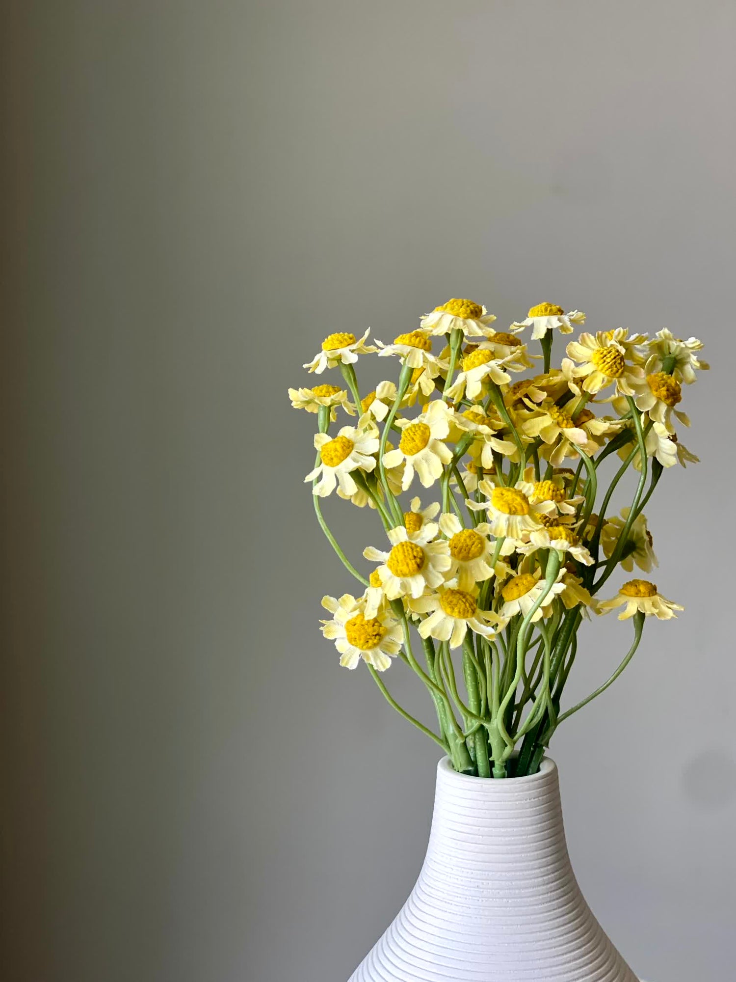 Artificial Spring Blossom Bunch - Yellow