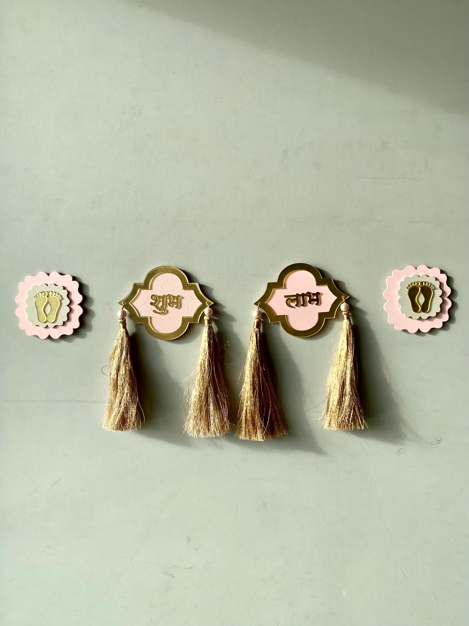 Shubh Labh Latkan &amp; Pagla - Pink (Set of 4)
