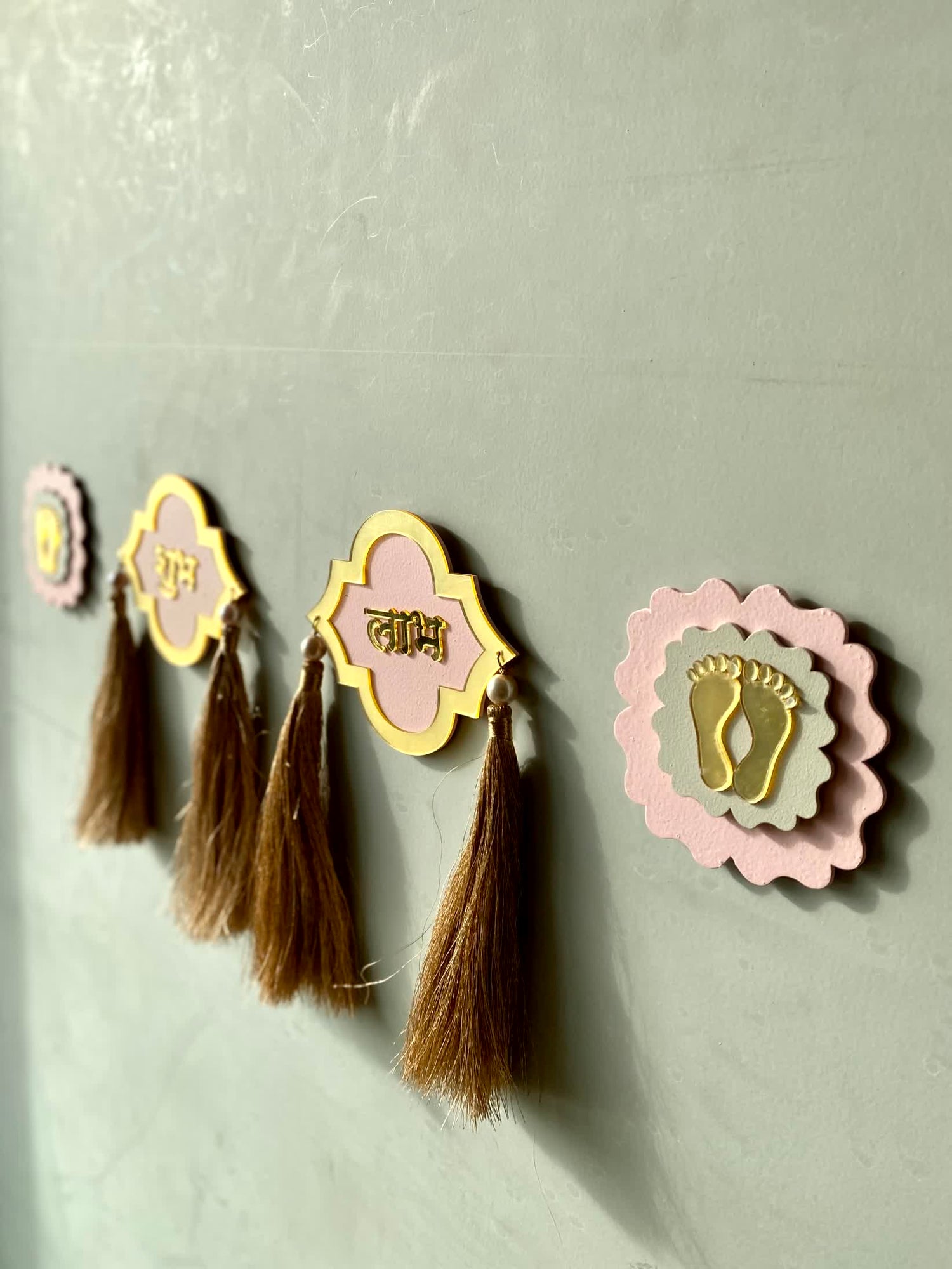 Shubh Labh Latkan &amp; Pagla - Pink (Set of 4)