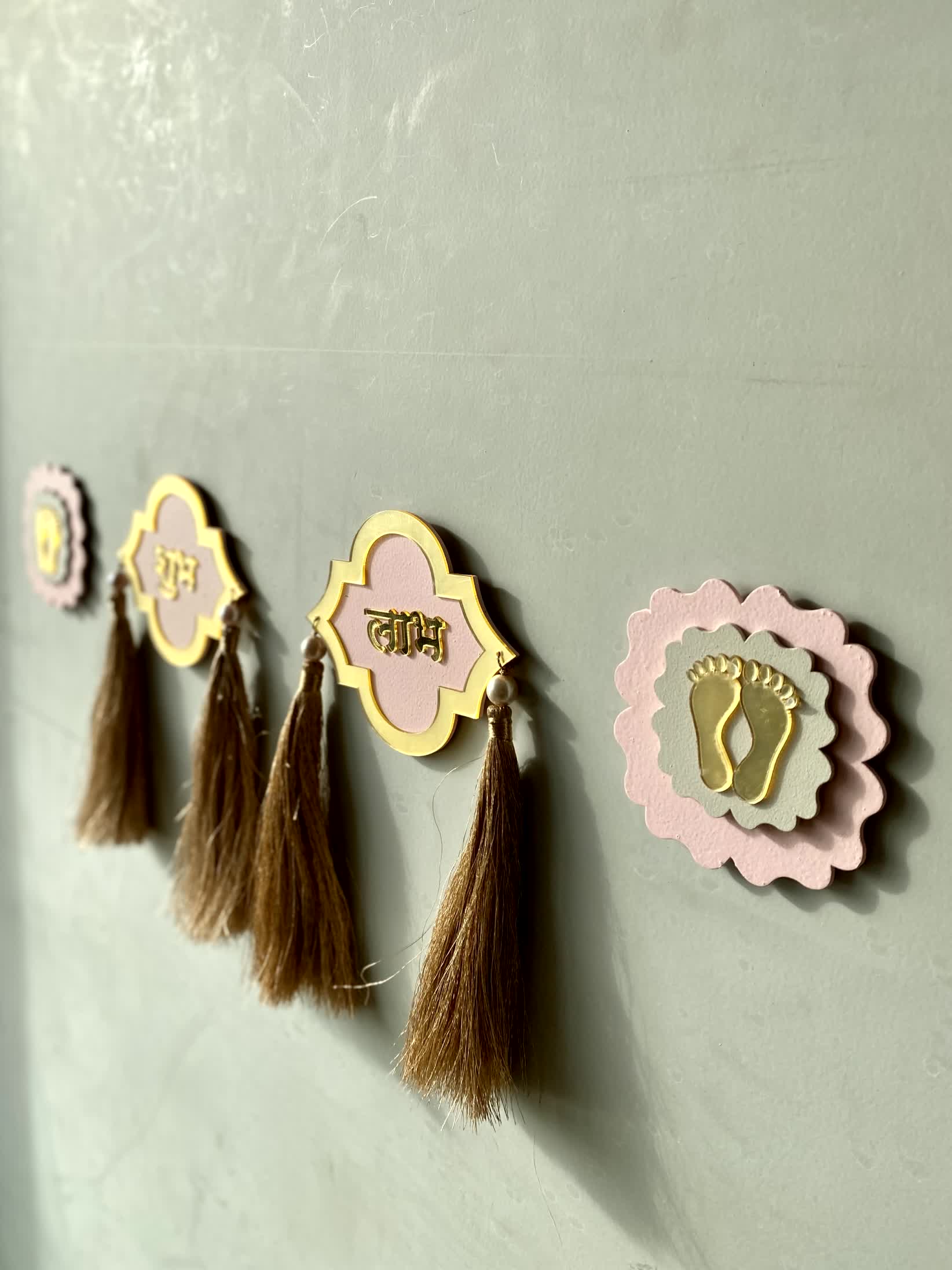 Shubh Labh Latkan &amp; Pagla - Pink (Set of 4)
