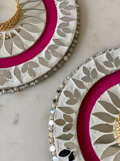 Festive Noor Rangoli Diya - Set of 2