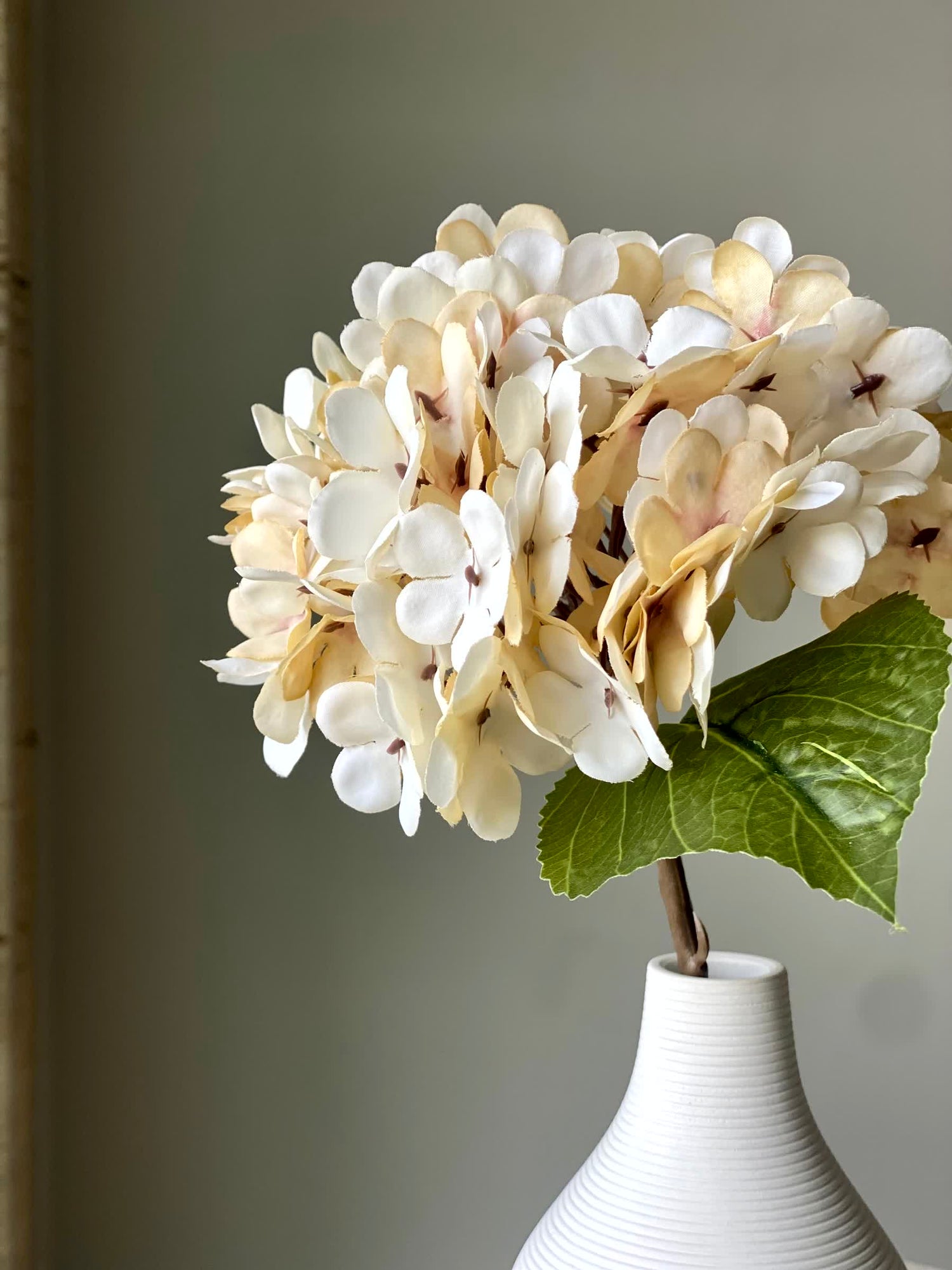 Artificial Primrose Flower Bunch - Ivory