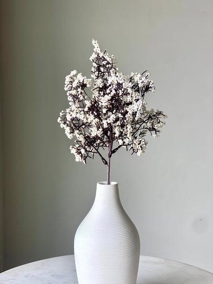 Artificial Wisteria Small Flower Stem -  White