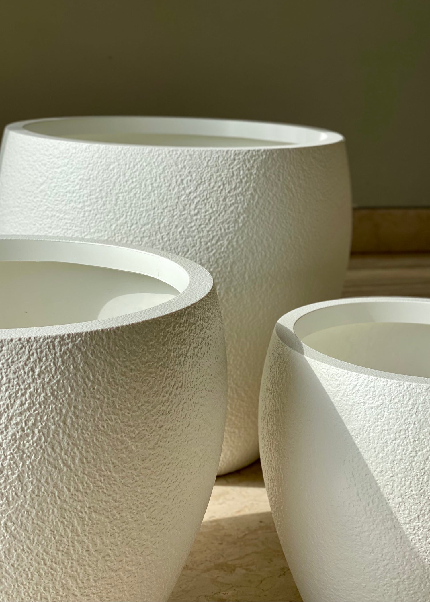 Valence Planters - Chalk White