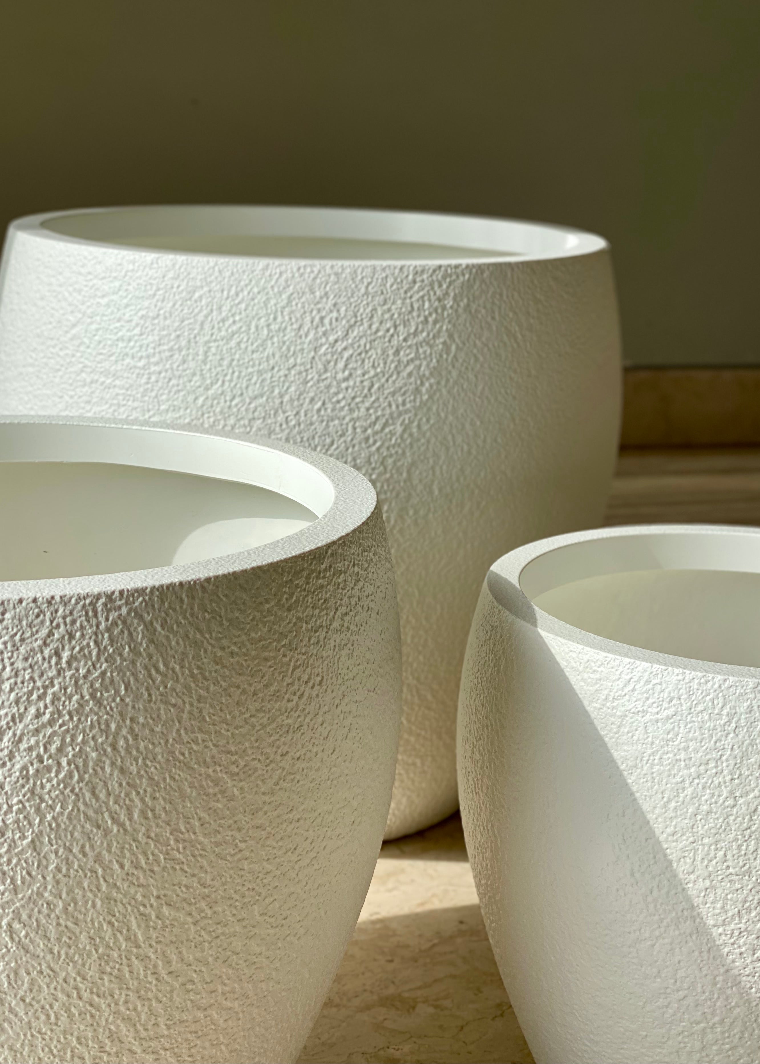 Valence Planters - Chalk White