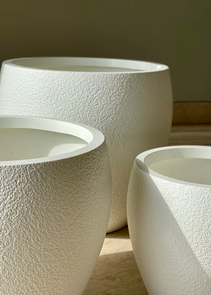 Valence Planters - Chalk White