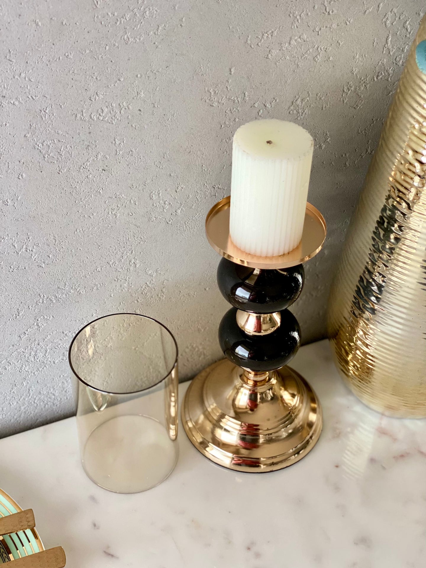 Mystic Small Candle Stand (Black)