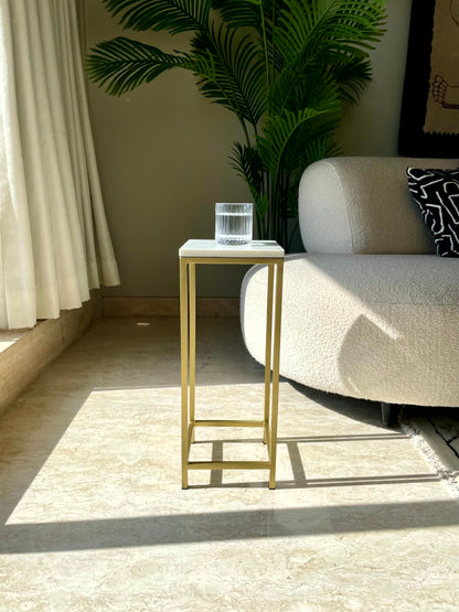 Rhodes Marble Drink Table