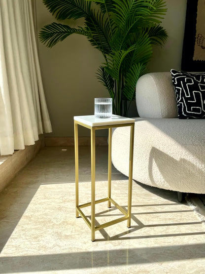 Rhodes Marble Drink Table