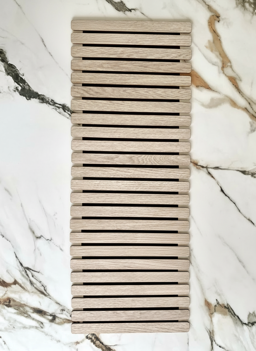 Elm Foldable Table Runner - Cream (3 Feet)