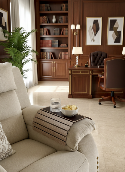 Elm Sofa Armrest Tray - Cream