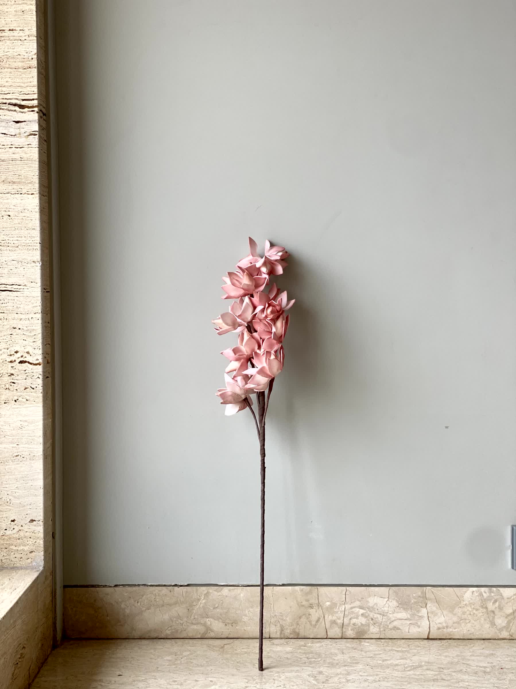 Artificial Magnolia Stem (One Stem) - Pink