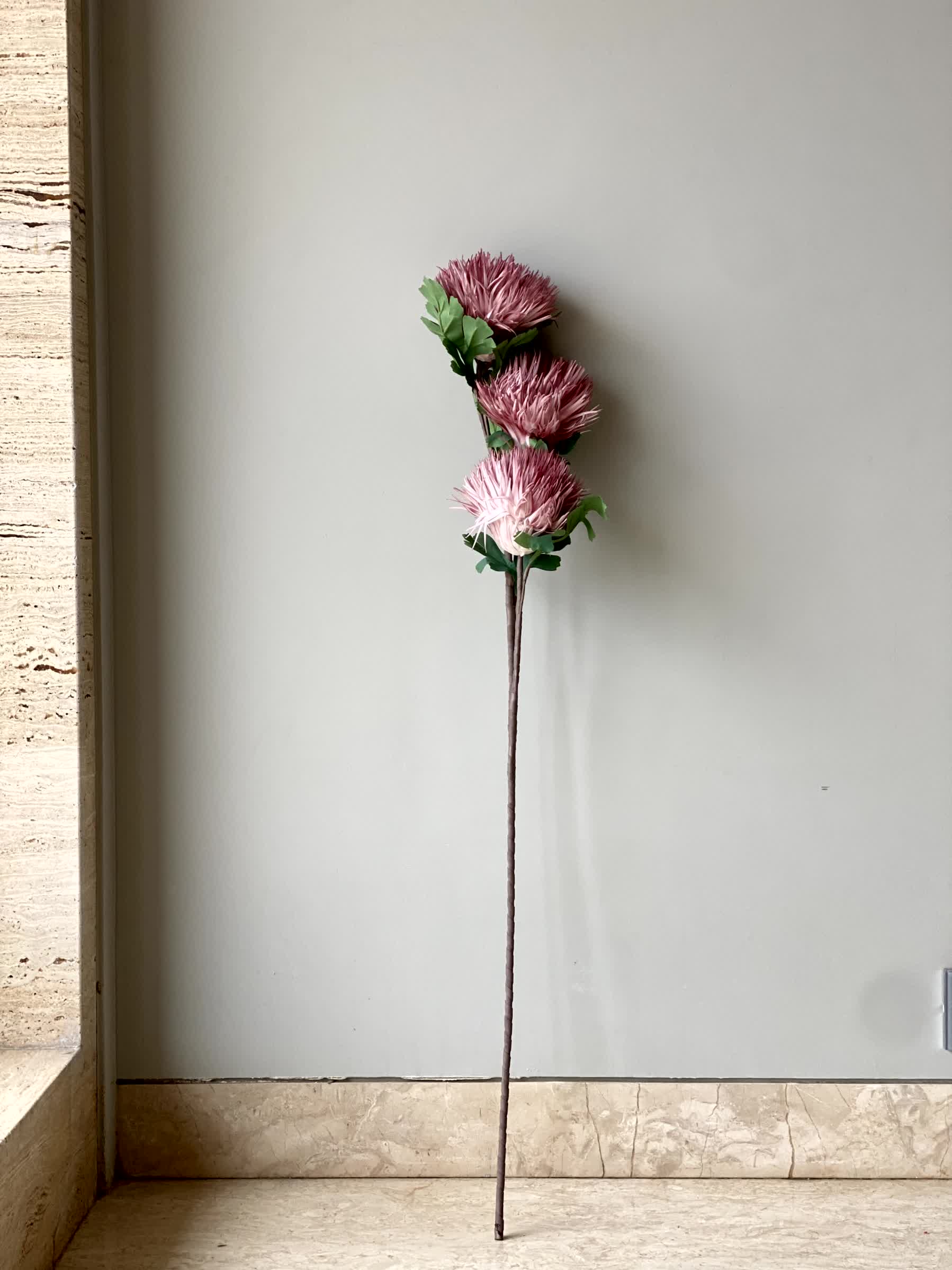 Artificial Chrysanthemum Stem - Pink (One Stem)