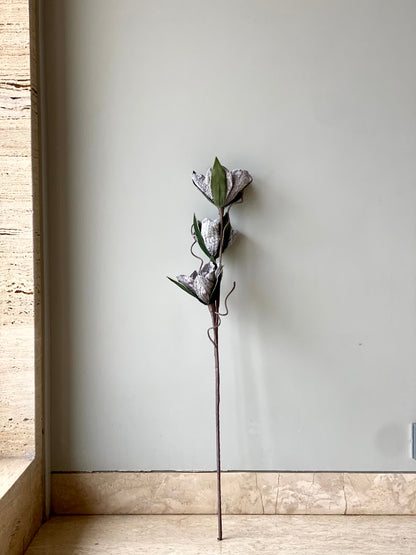 Artificial Tulip Stem - Grey (One Stem)