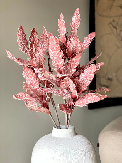 Artificial Gladolia Leaf Stem - Maroon (One Stem)