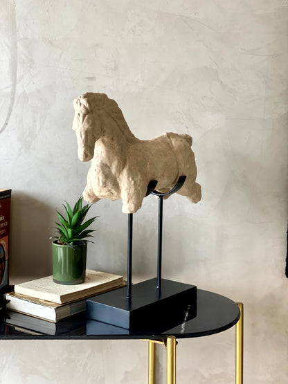 Terracotta Phantom  Horse Sculpture