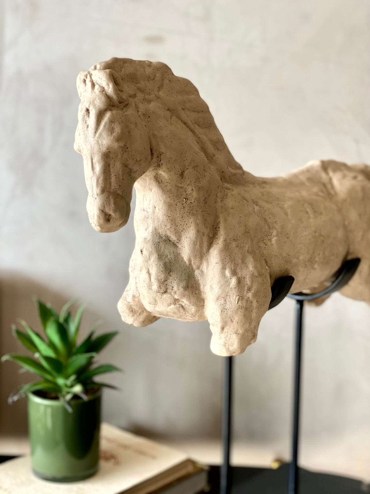Terracotta Phantom  Horse Sculpture