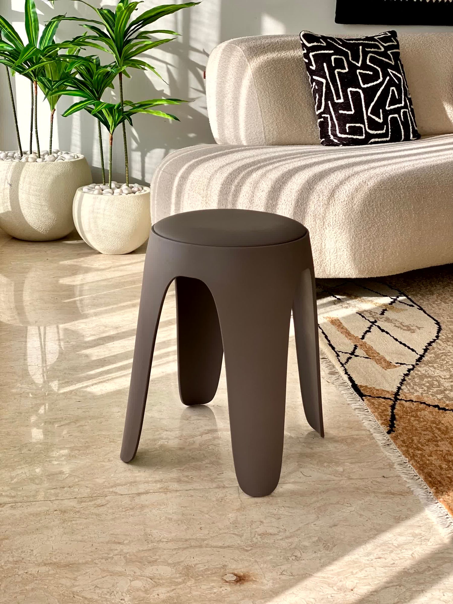 Orson Stool - Dark Brown