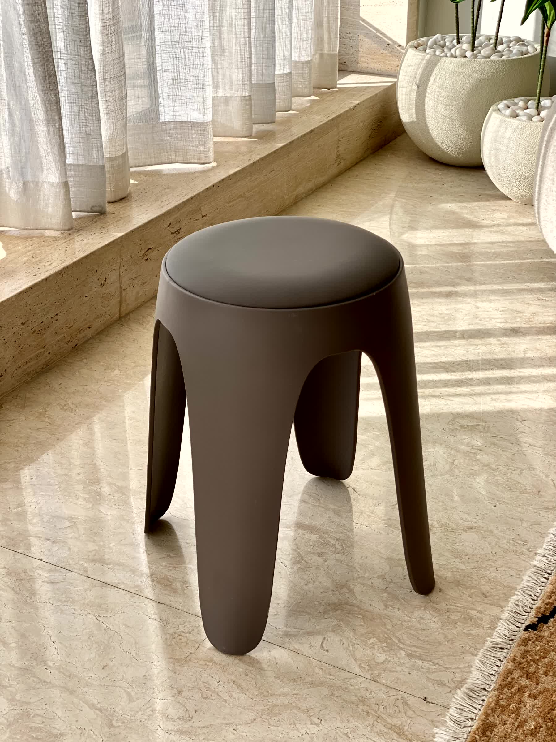 Orson Stool - Dark Brown