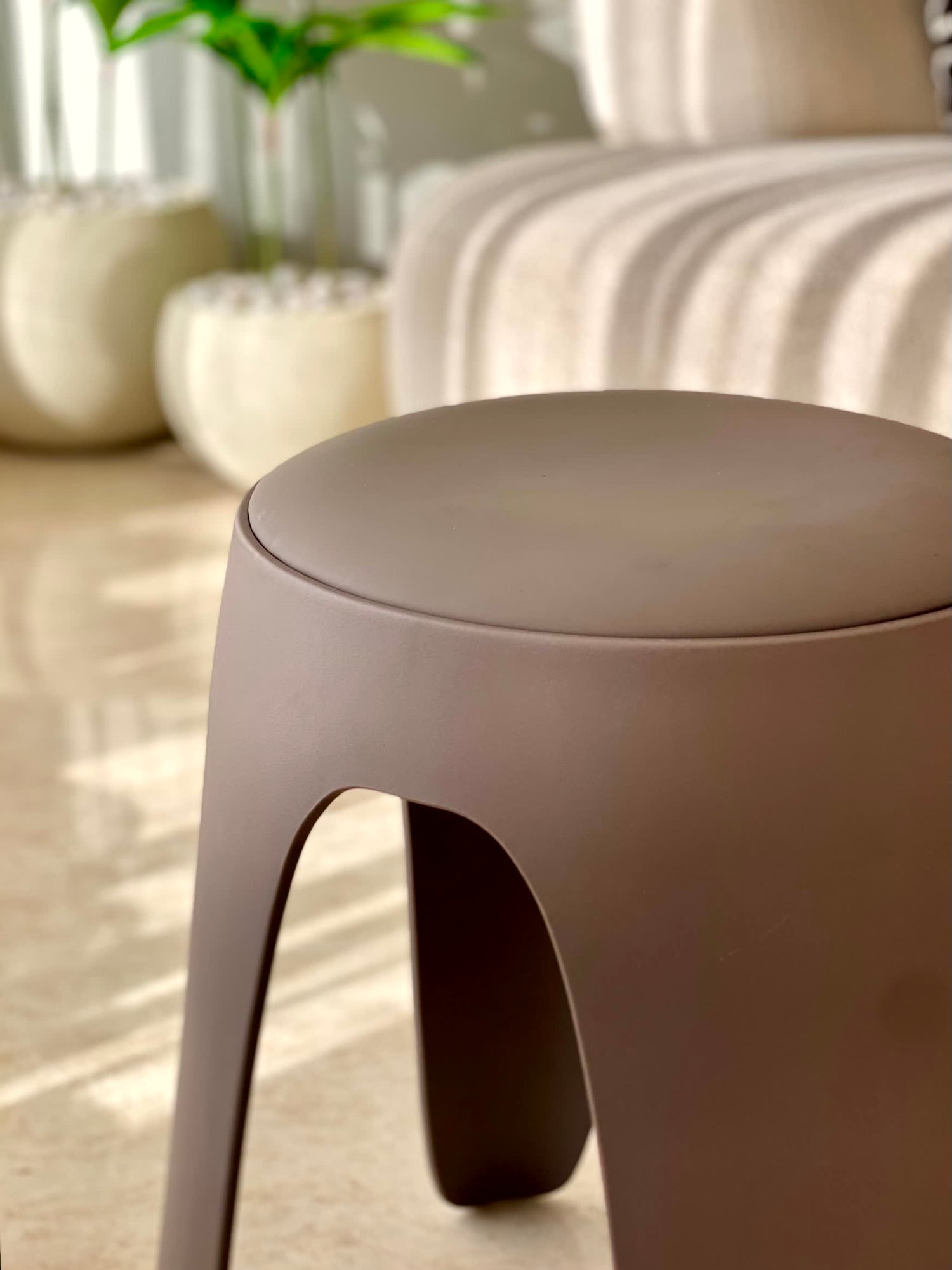 Orson Stool - Dark Brown