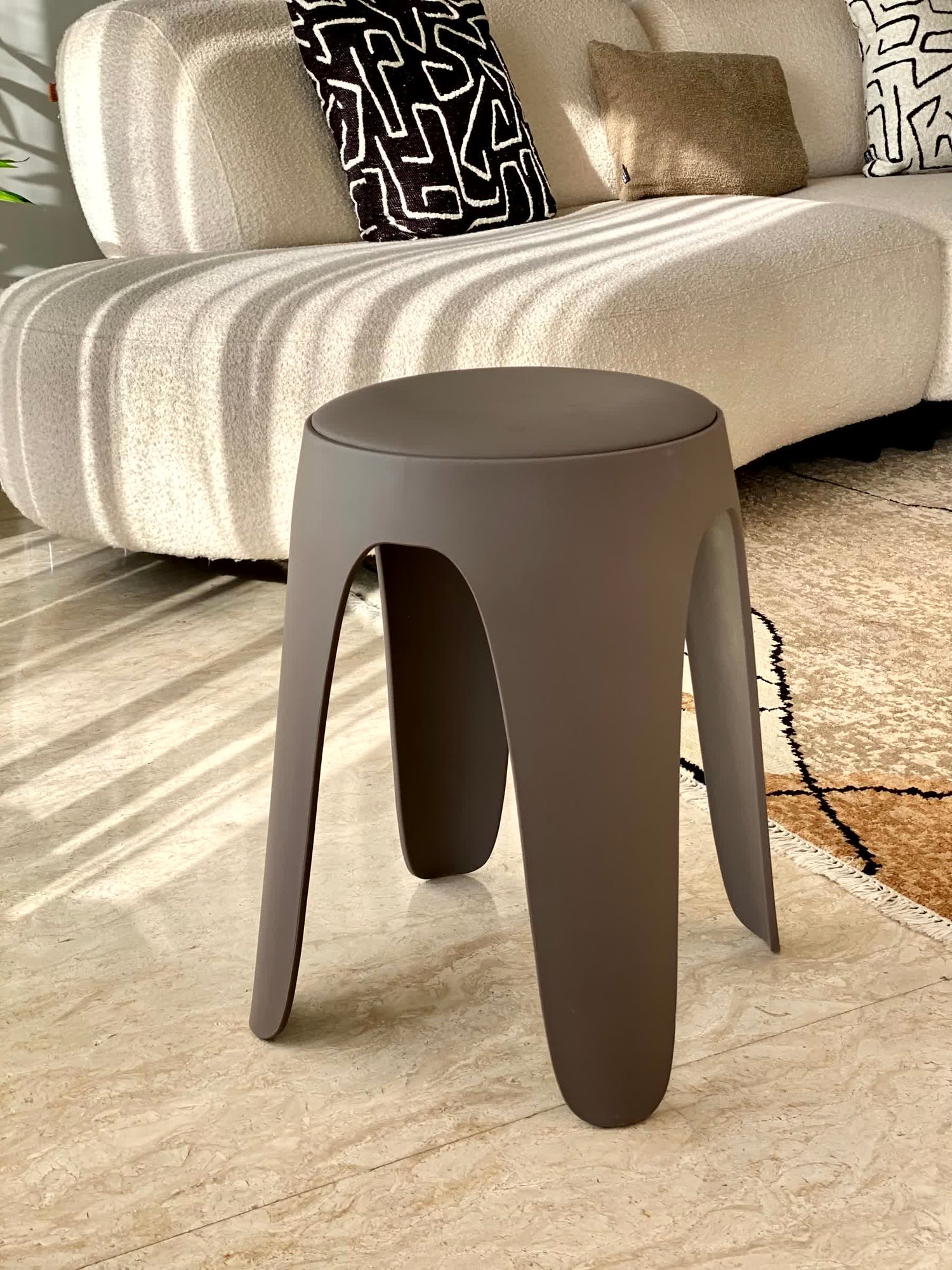 Orson Stool - Dark Brown