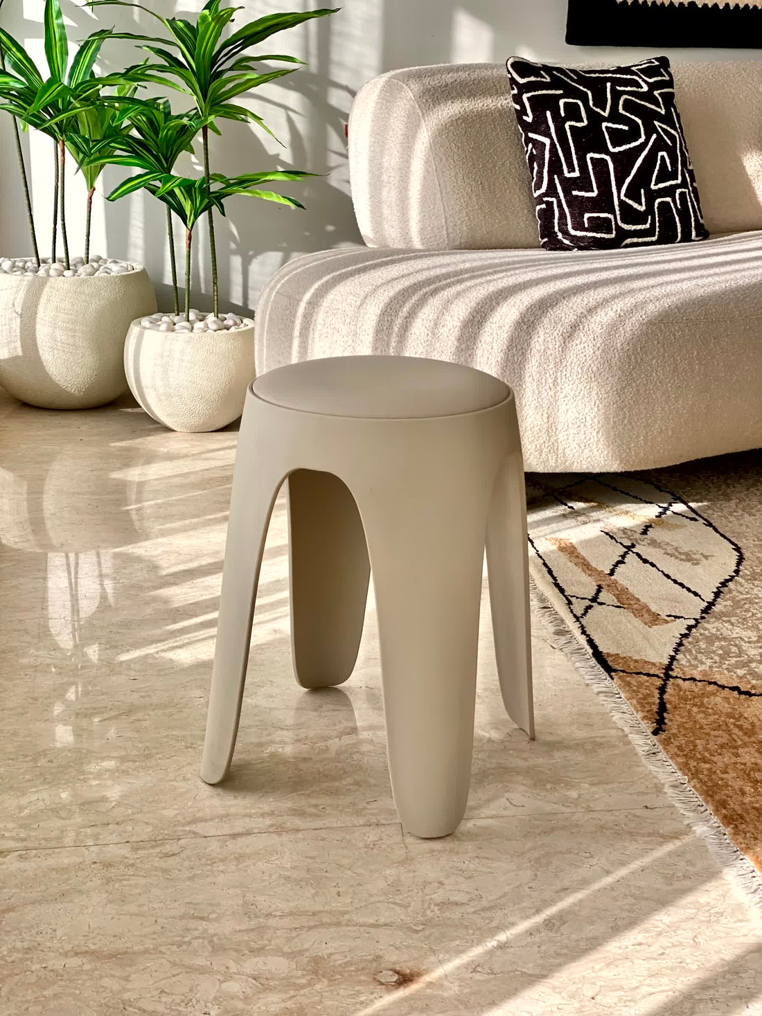 Orson Stool - Beige