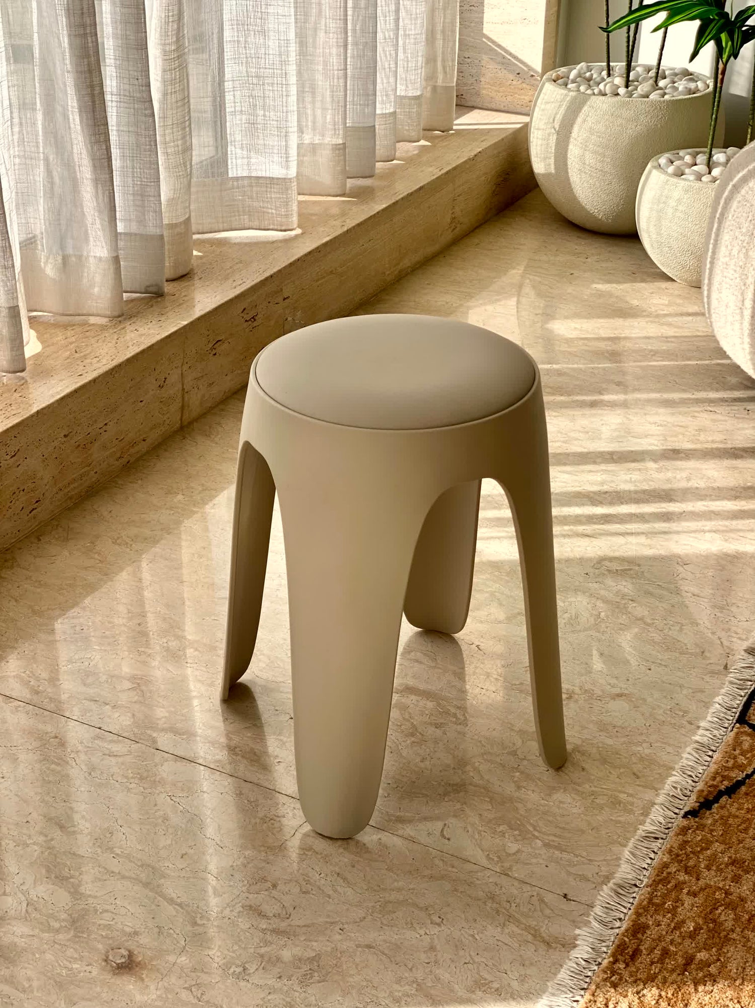 Orson Stool - Beige