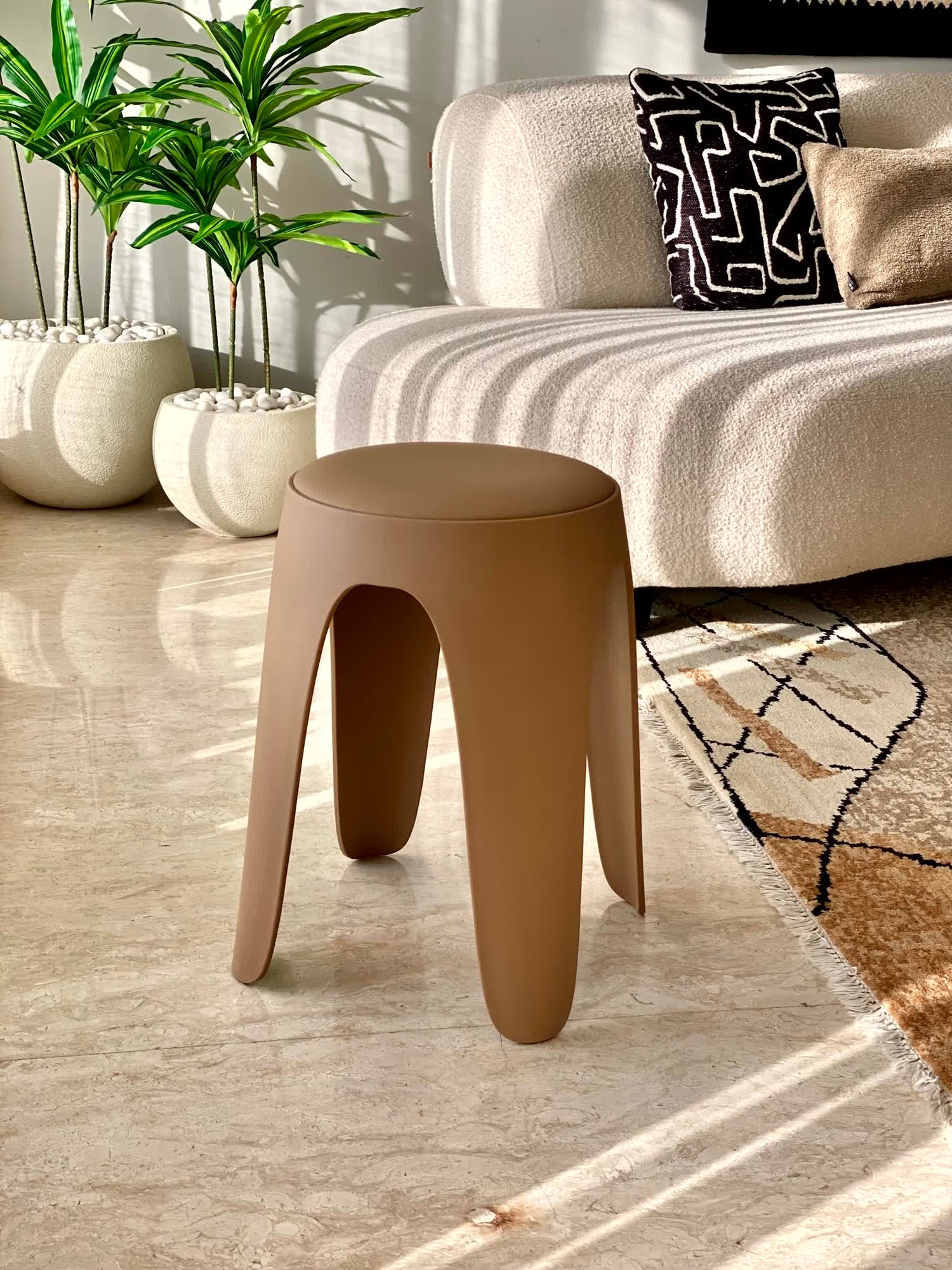 Orson Stool - Brown