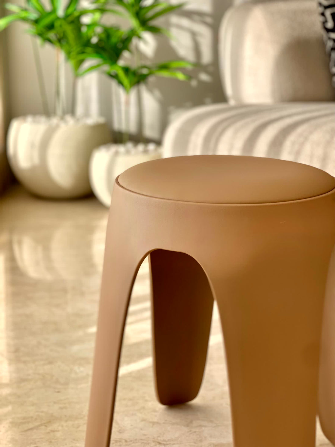 Orson Stool - Brown