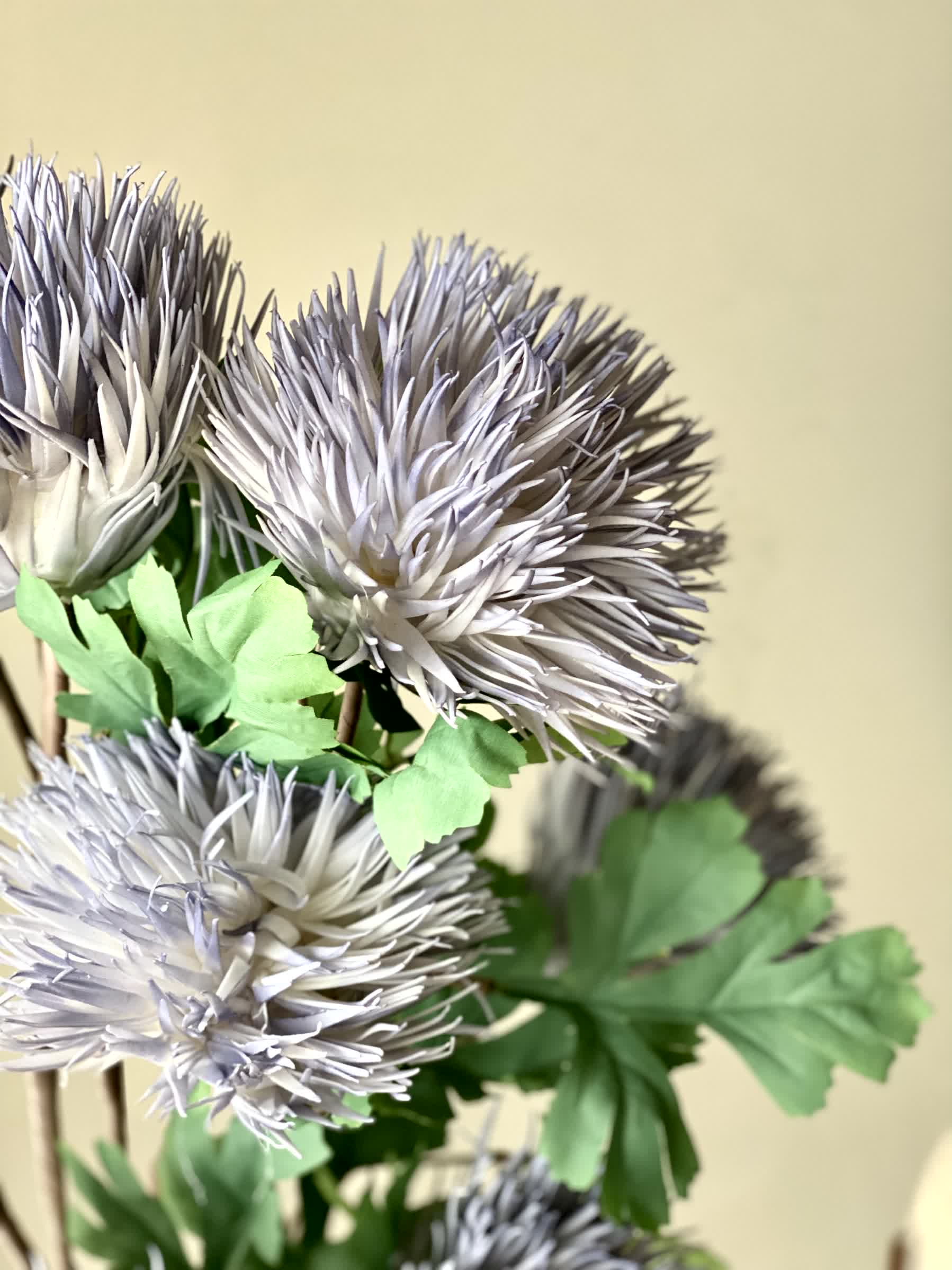 Artificial Chrysanthemum Stem - Blue (One Stem)