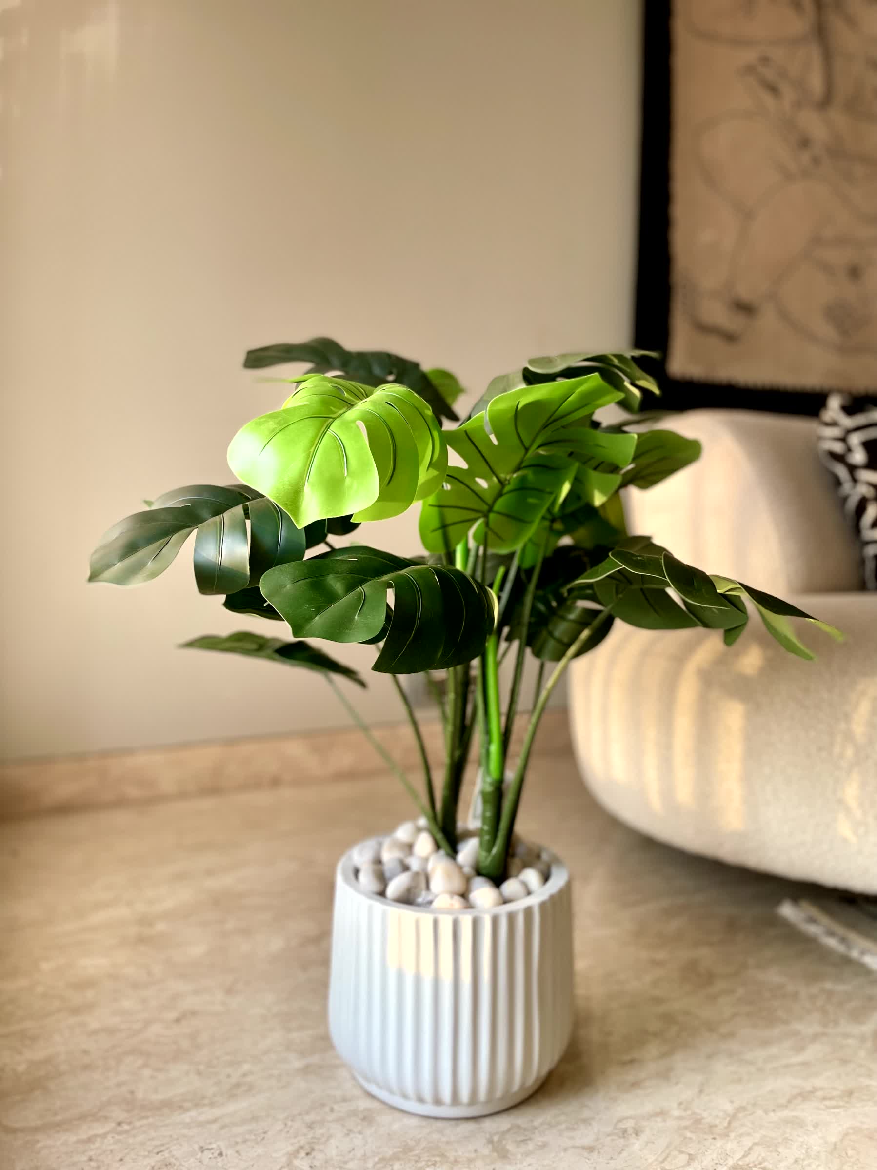 Artificial Monstera Plant (2 Feet)