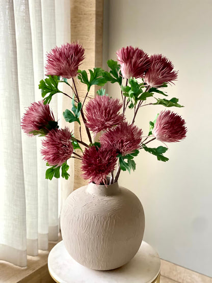 Artificial Chrysanthemum Stem - Pink (One Stem)