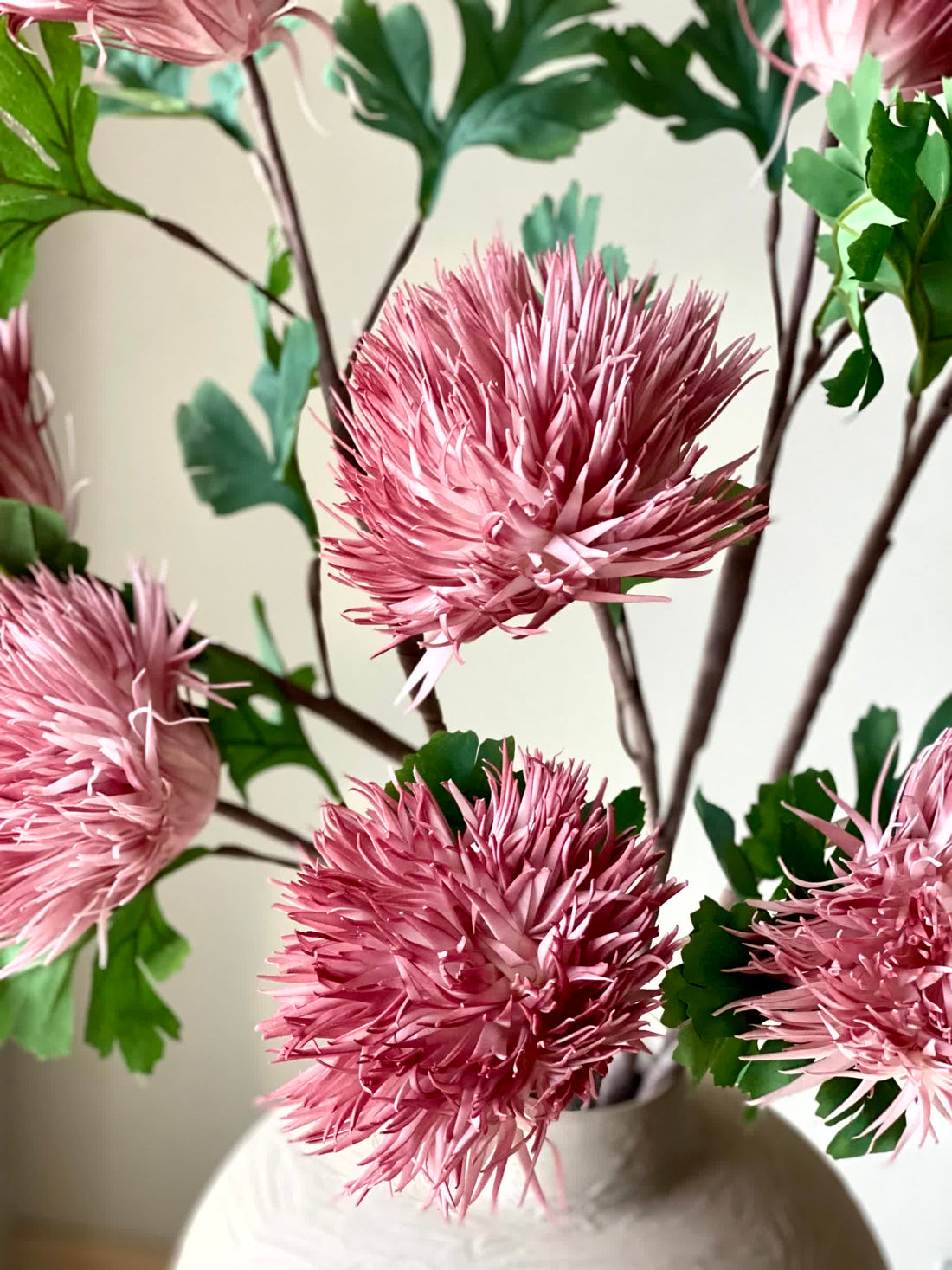 Artificial Chrysanthemum Stem - Pink (One Stem)