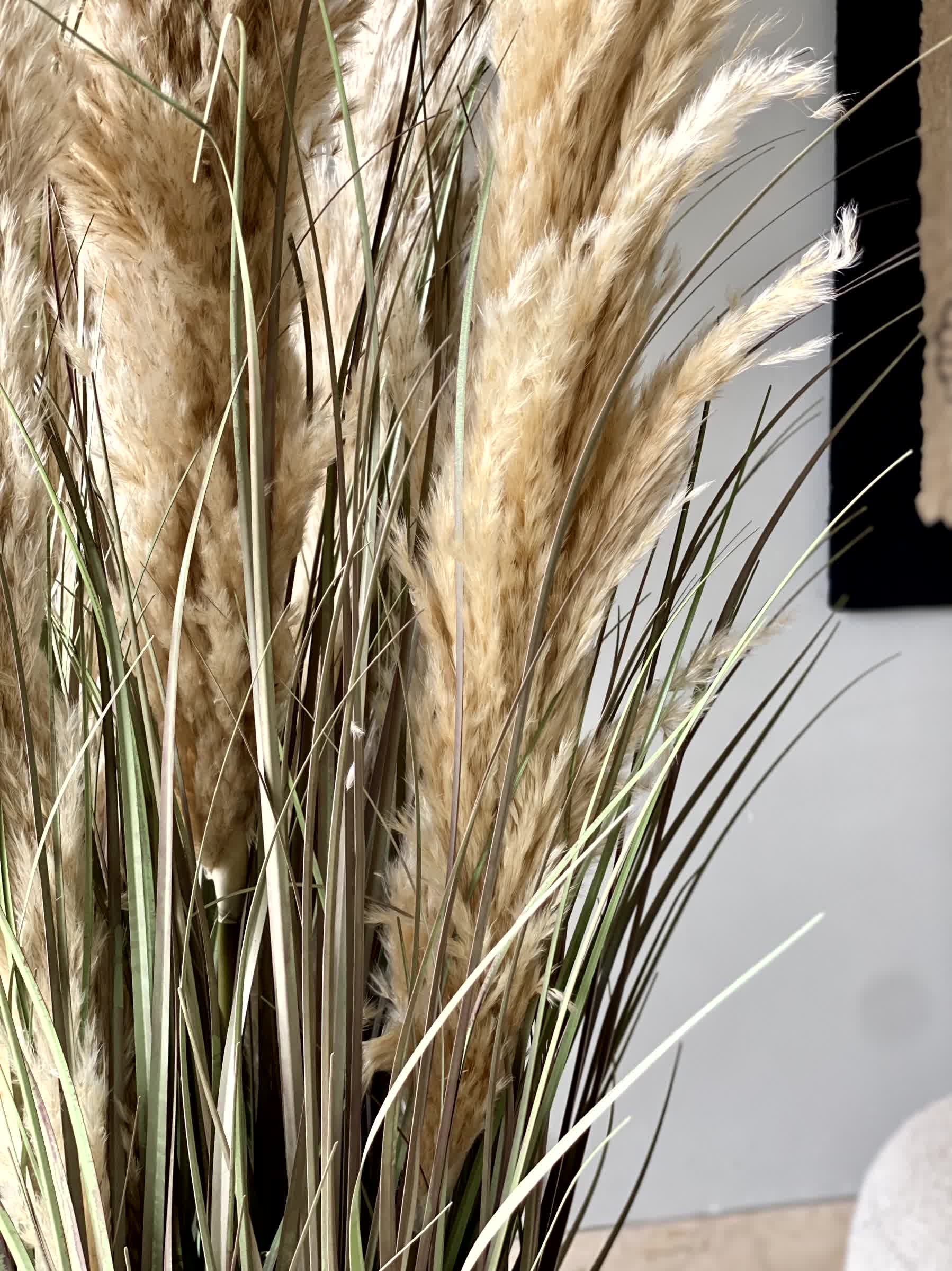 Artificial Luxe Pampas Grass Plant - 3.6 Feet