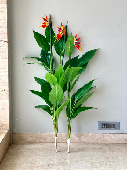 Artificial Tropical Bird of Paradise Plant - 4.5 Feet