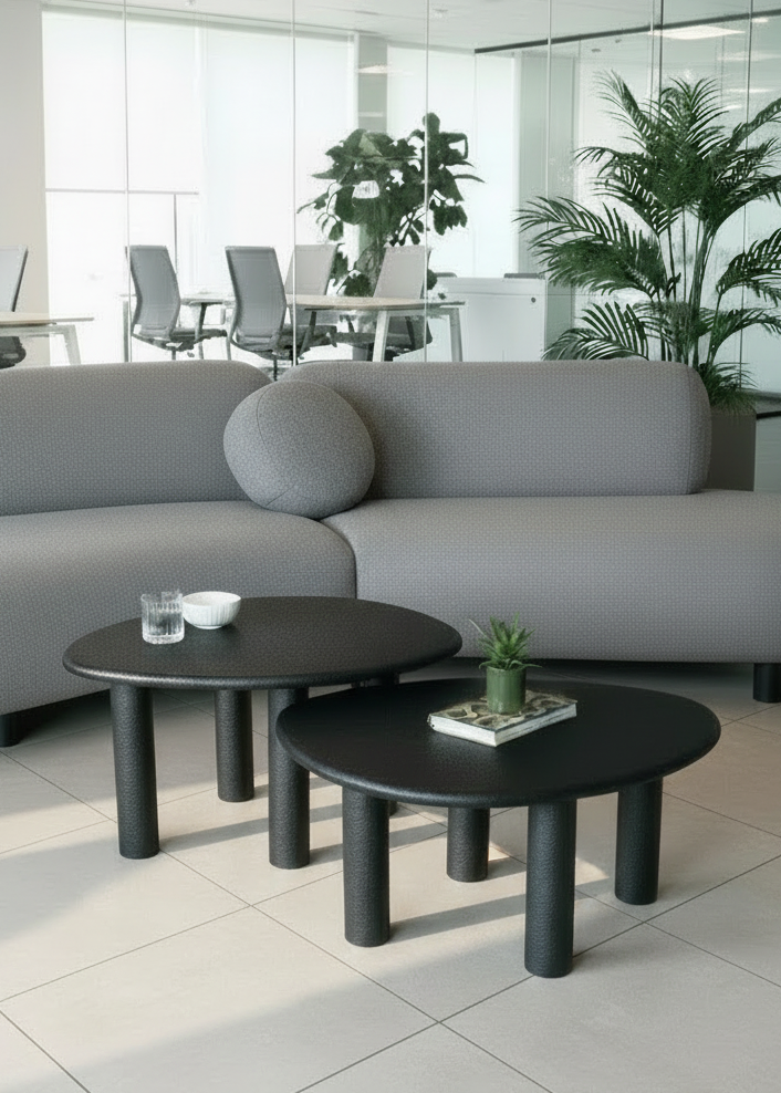 Odessa Nesting Tables - Black (Set of 2)