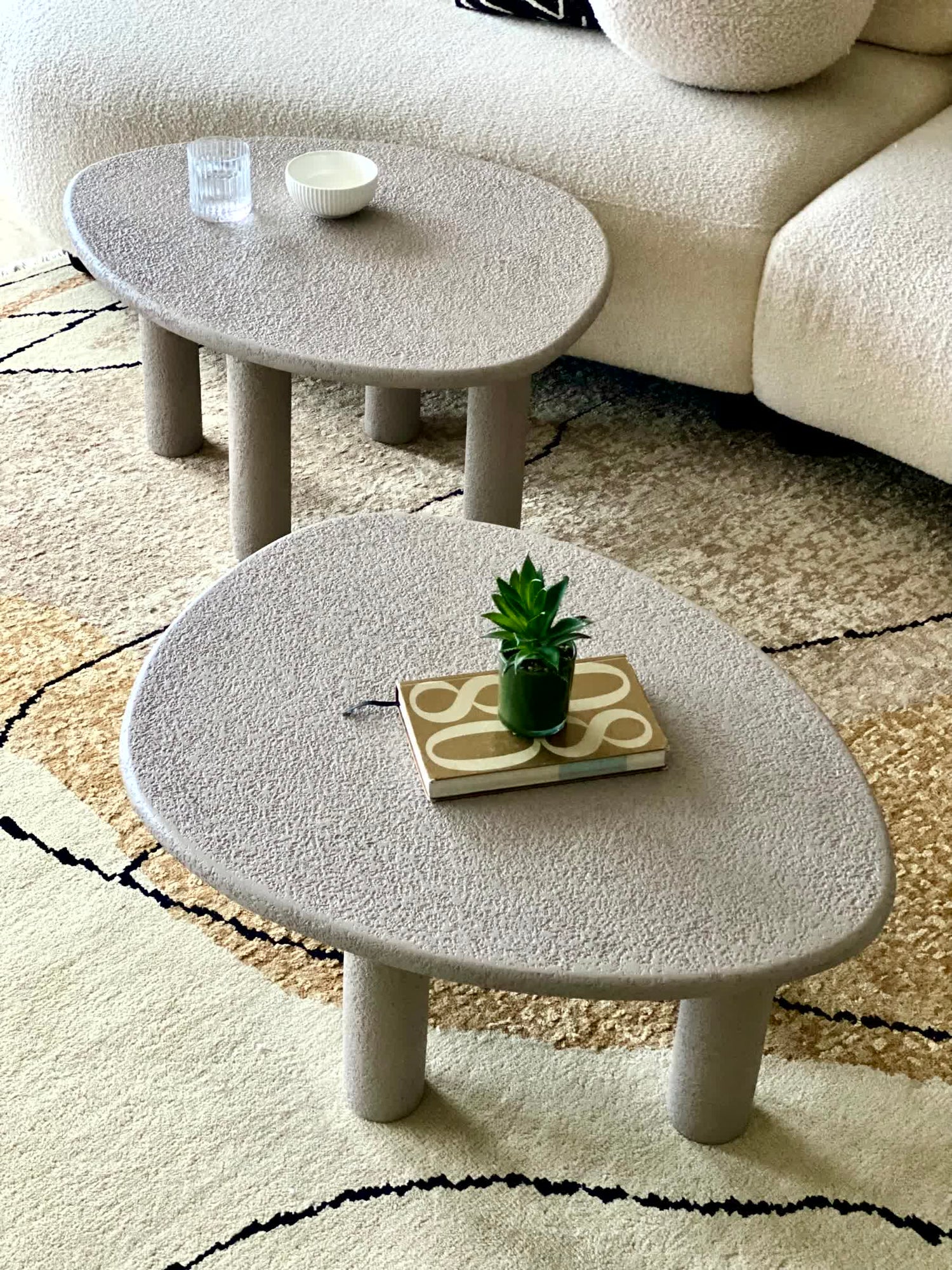 Odessa Nesting Tables - Grey (Set of 2)