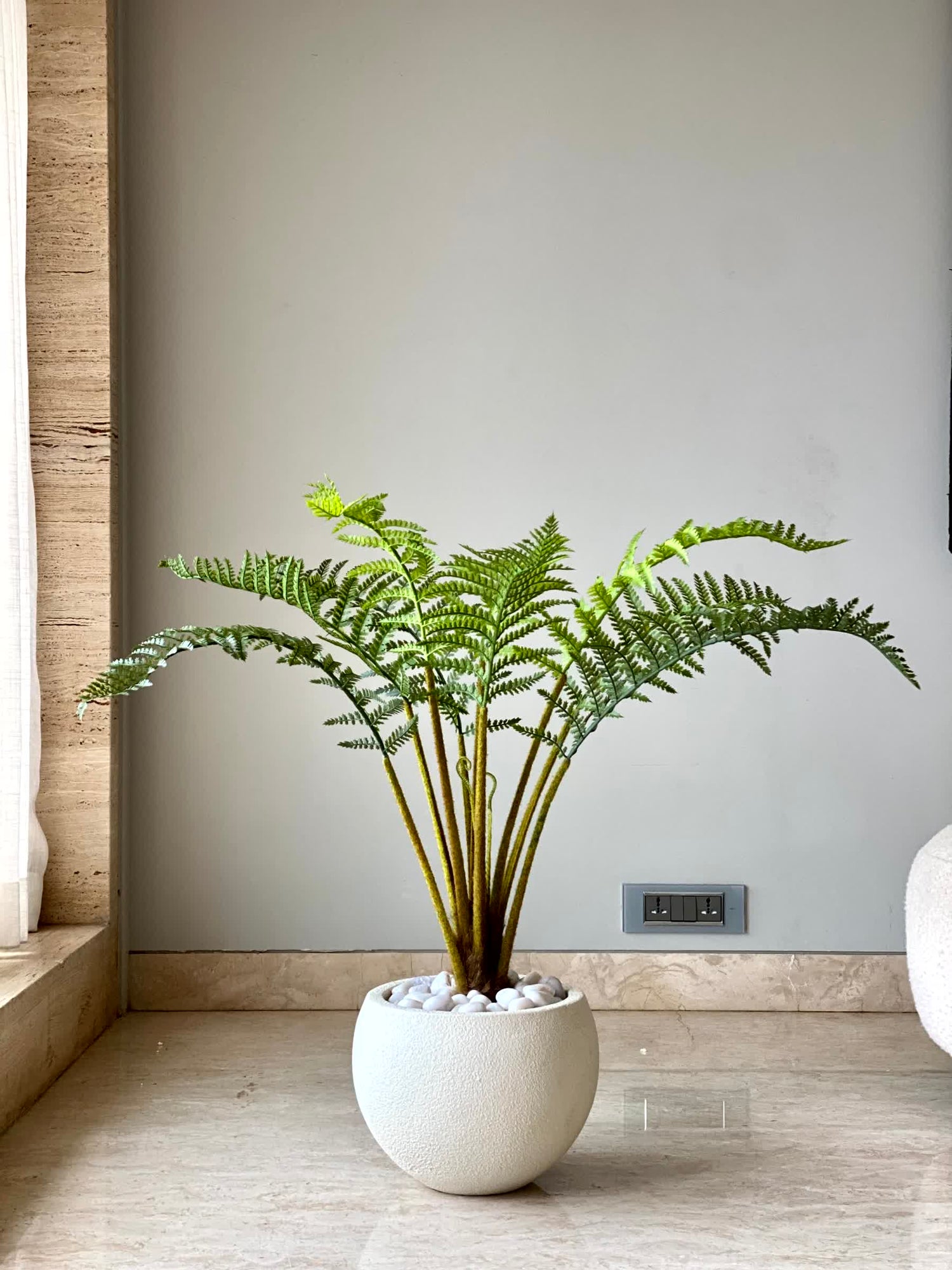 Artificial Indoor Fern Plant - 3.5 Feet