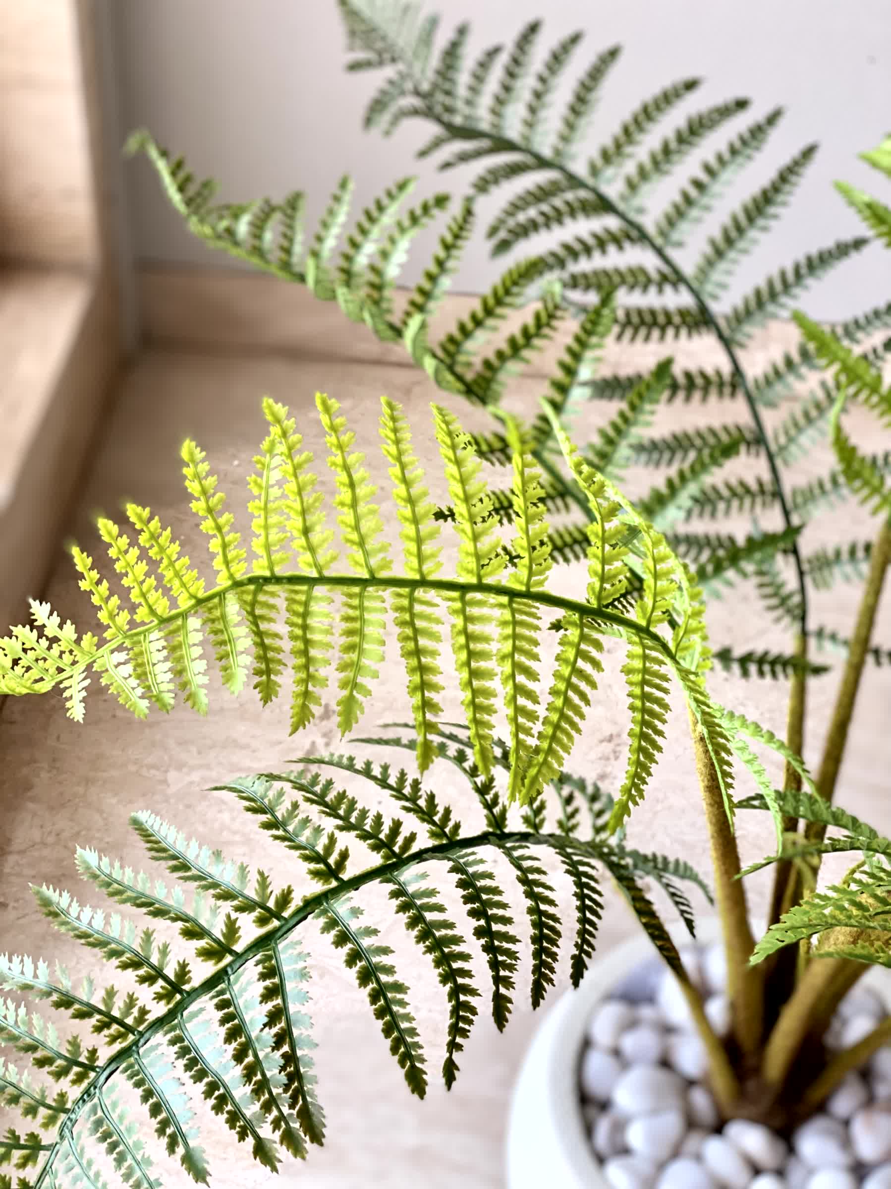 Artificial Indoor Fern Plant - 3.5 Feet