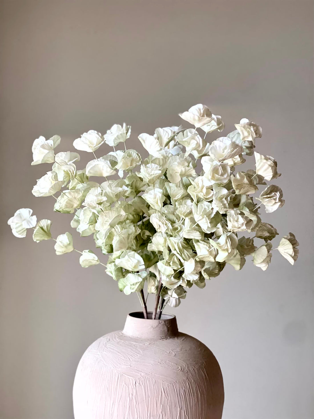 Artificial Eucalyptus Flower Bunch (One Stem) - Green