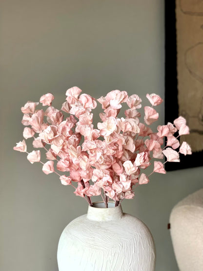 Artificial Eucalyptus Flower Bunch (One Stem) - Pink